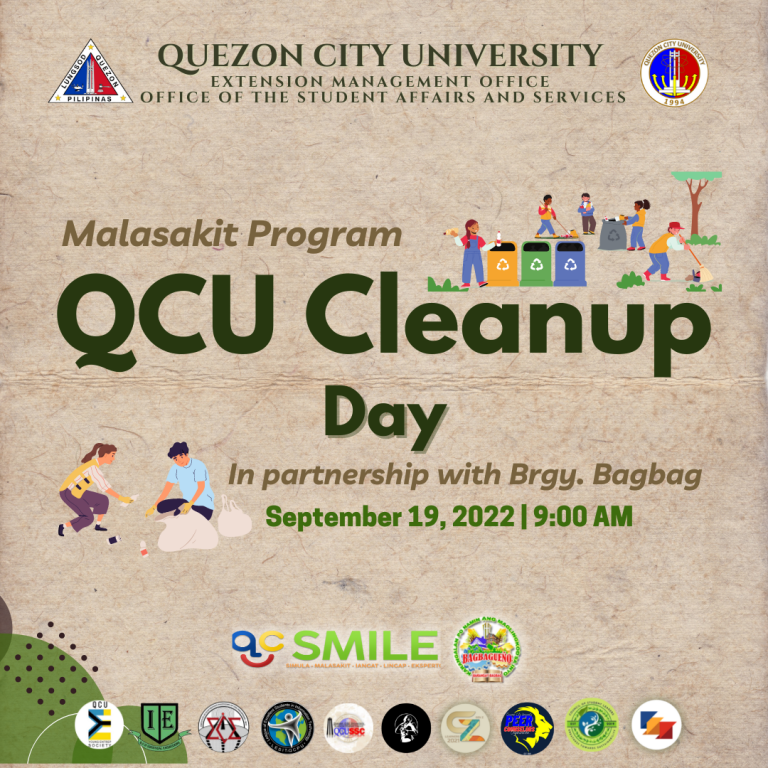 QCU Cleanup Day in Partnership with Brgy. Bagbag