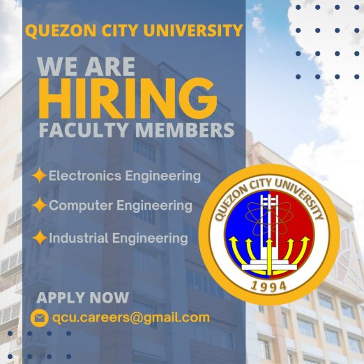 QCU College of Engineering is Hiring New Faculty Members!