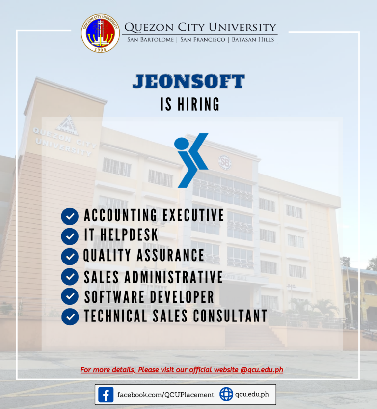 Jeonsoft is Hiring for Multiple Positions. Apply now!
