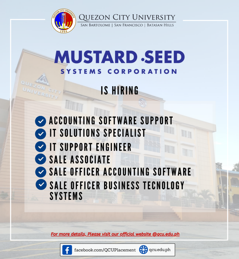 Mustard Seed Systems Corp. Job Hiring: Apply Today