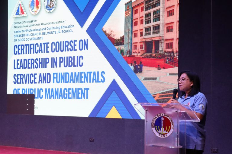 QCU Launches Certificate Course on Leadership for Barangay Leaders as Part of its Lifelong Learning Efforts