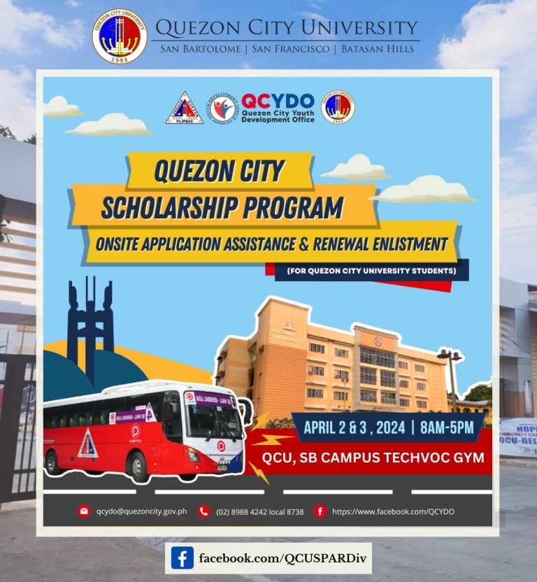 Quezon City Scholarship Program (QCYDO) Onsite Application Assistance & Renewal Enlistment