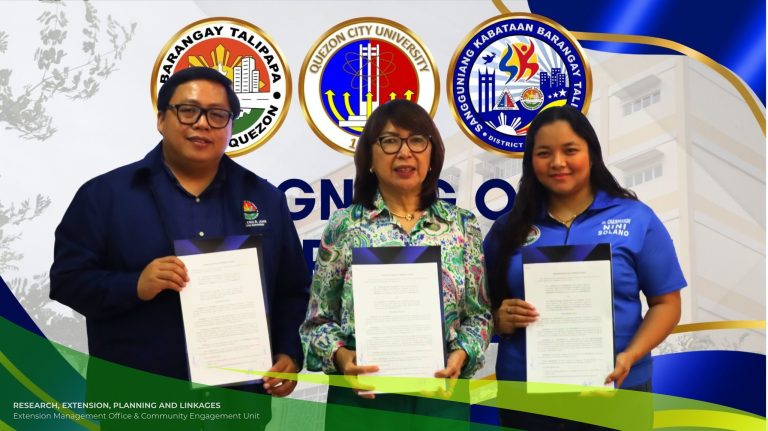 QCU and Barangay Talipapa Forge Partnership for Sustainable Community Development