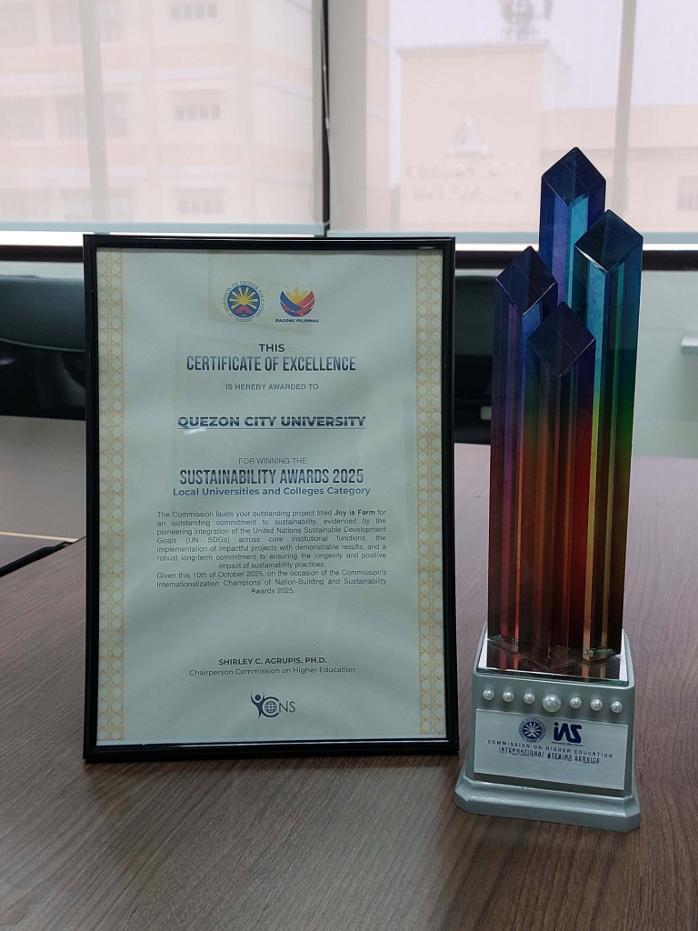 QCU Shines at CHED ICONS 2025, Wins Sustainability Award and Recognition for Global Impact Ranking