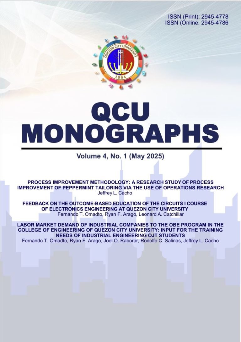 QCU Monographs Vol. 4 Issue 1 (May 2025)