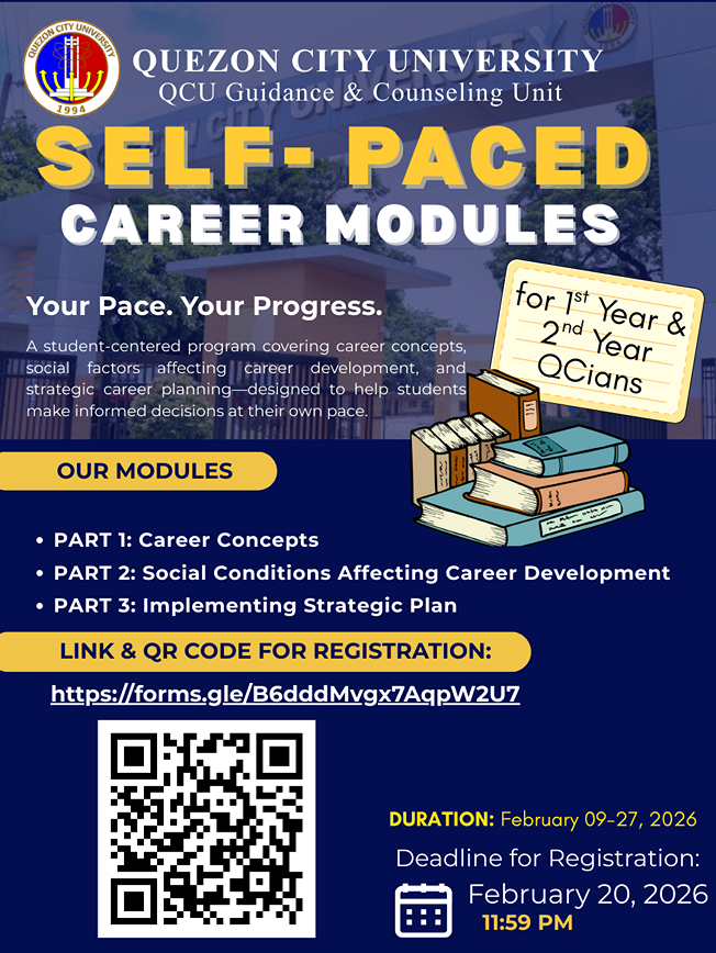 QCU Launches Student-Centered Career Development Program for 1st and 2nd Year Learners