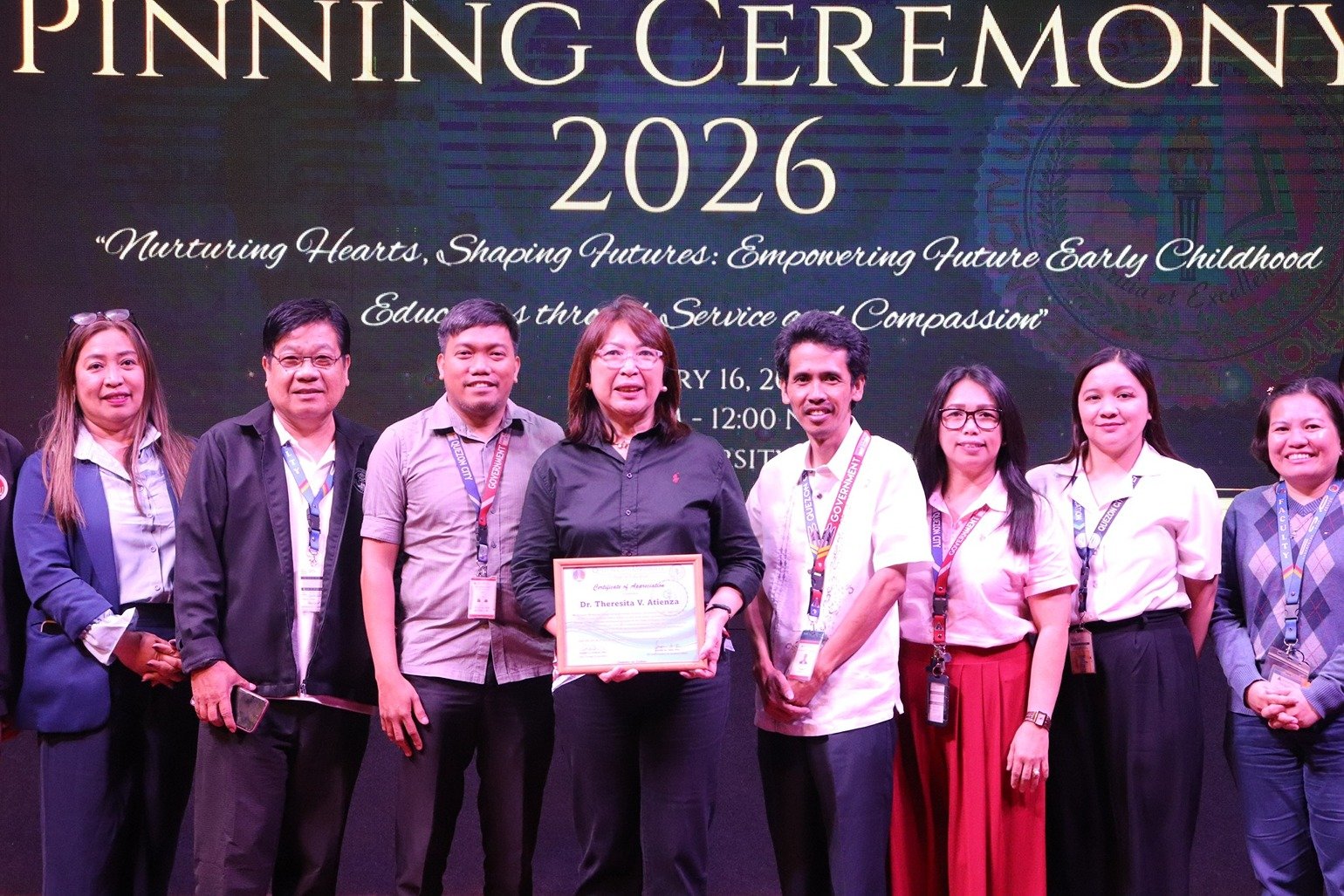 BECEd Pre-Service Teachers Embrace Their Calling at QCU Pinning Ceremony