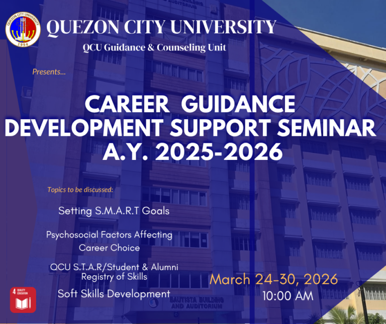 QCU Hosts Career Guidance Development Support Seminar A.Y. 2025-2026