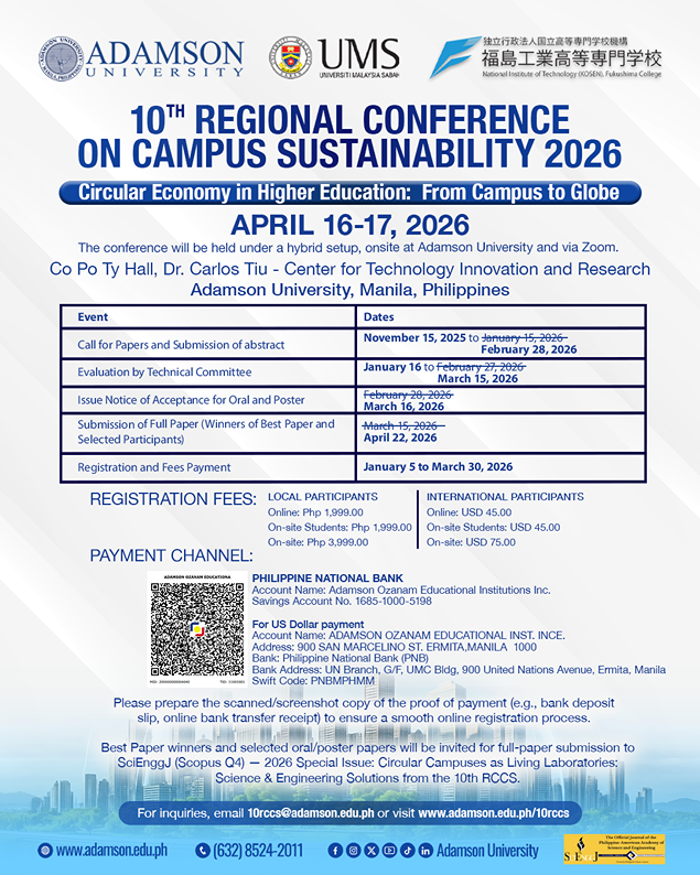 QCU Call for Participation: 10th Regional Conference on Campus Sustainability