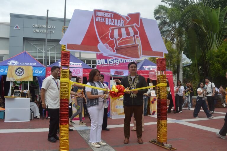 QCU Opened University Week Bazaar at Triangle