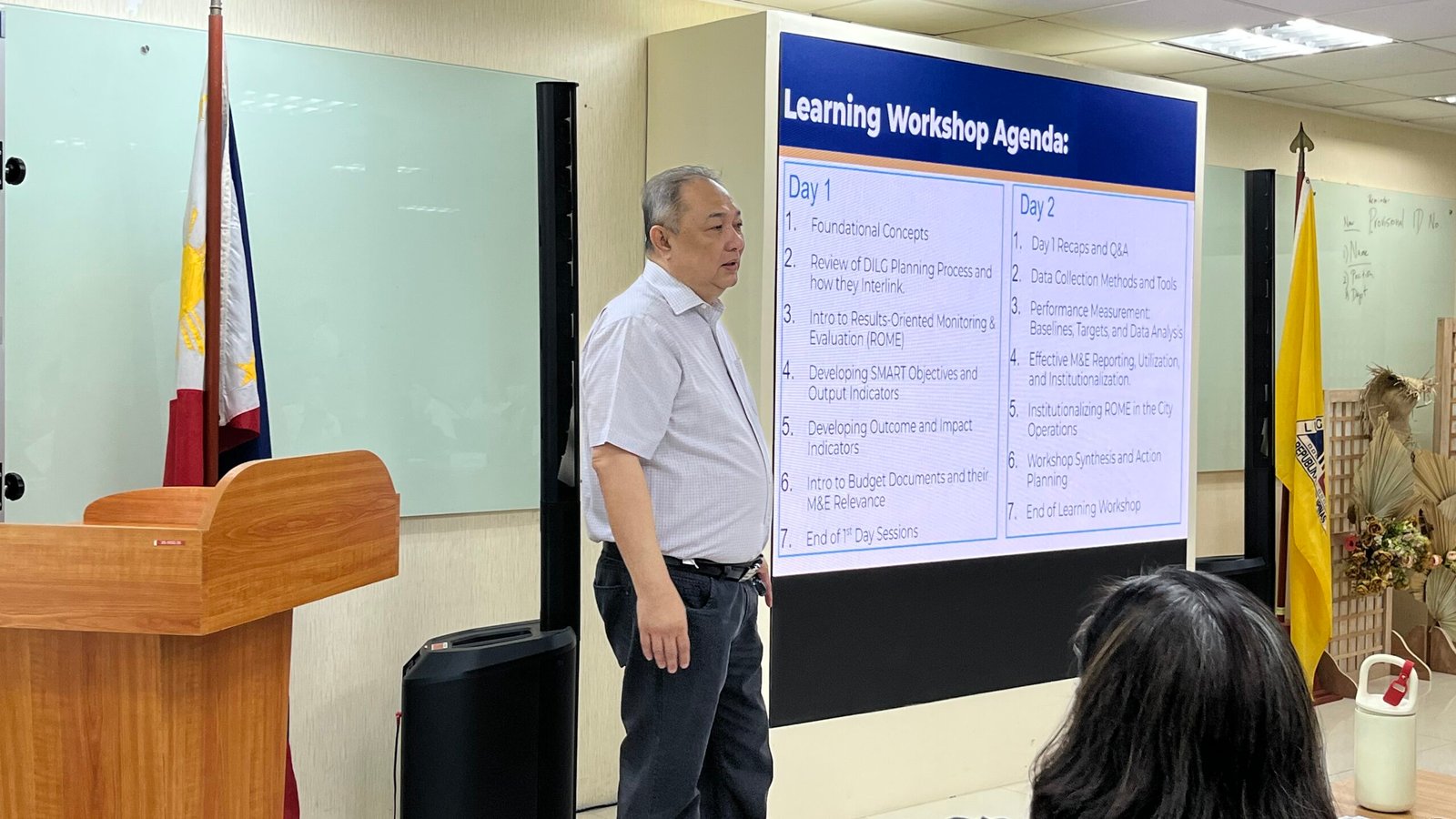 QCU Joins QC LGU Training on Results-Oriented Monitoring and Evaluation