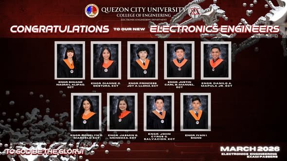 QCU Electronics Engineering Graduates Triumph in March 2026 Licensure Examinations