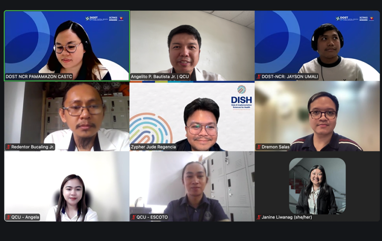 QCU Engages in Exploratory Meetings on Community Health Research Partnership with ICH and DOST-NCR (Online)