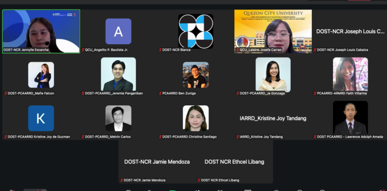 QCU Researchers Present Proposals at DOST-PCAARRD 2026 Pre-Engagement Meeting (Online)  