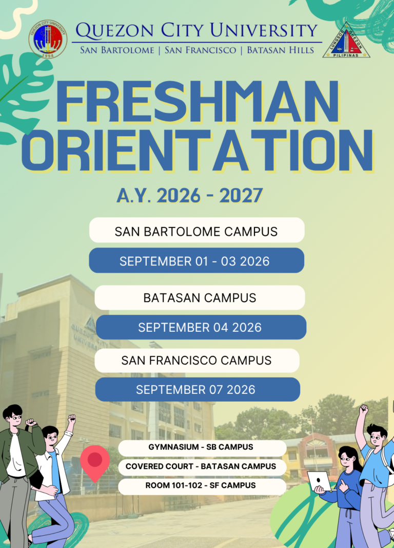 Freshmen Orientation A.Y. 2026-2027: A New Chapter Begins at QCU