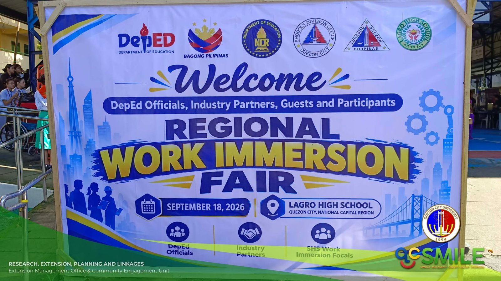 QCU Engages Senior High School Students at Regional Work Immersion Fair