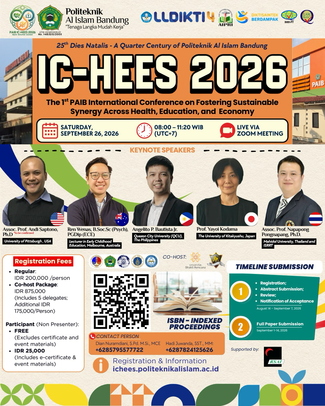 QCU Co-Hosts International Conference on Health, Education and Economic Sustainability in Indonesia