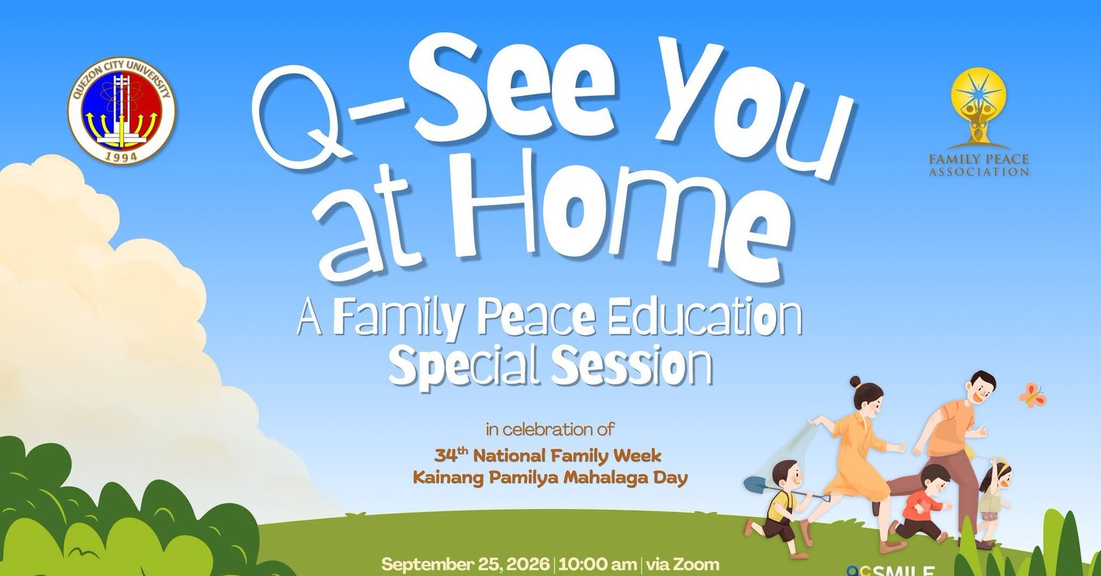 QCU Promotes Family Peace Through “Q-See You at Home” Special Session