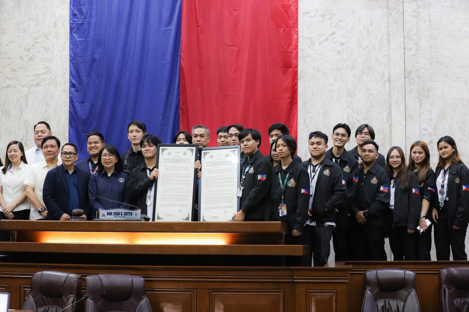 QCU Robotics Team Earns Quezon City Council Recognition for Global Robotics Achievement